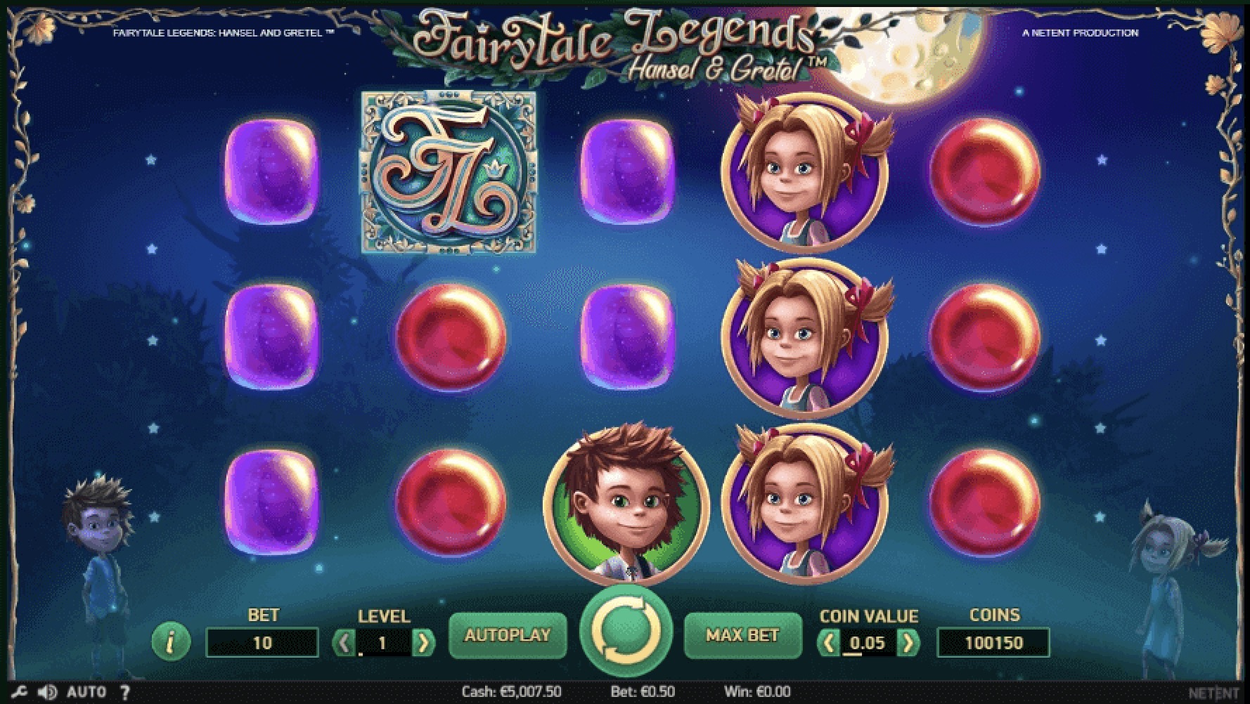    24   Hansel & Gretel (NetEnt,  FairyTale Legends)